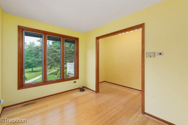6560 Hillcrest Rd, Downers Grove, IL 60516 - spare room with light wood-type flooring and baseboards