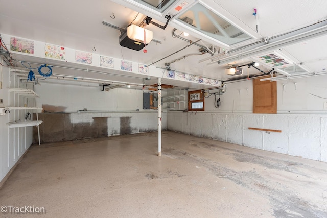6560 Hillcrest Rd, Downers Grove, IL 60516 - garage with a garage door opener and electric panel