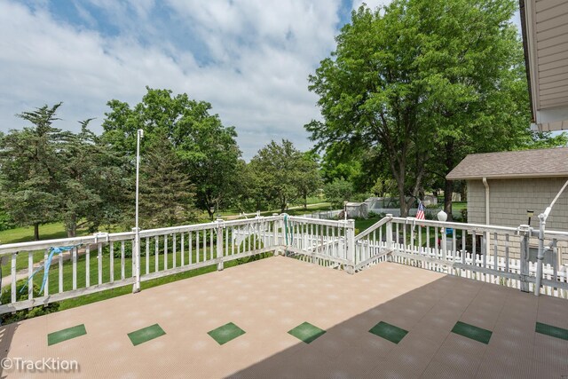 6560 Hillcrest Rd, Downers Grove, IL 60516 - view of patio / terrace featuring view of scattered trees