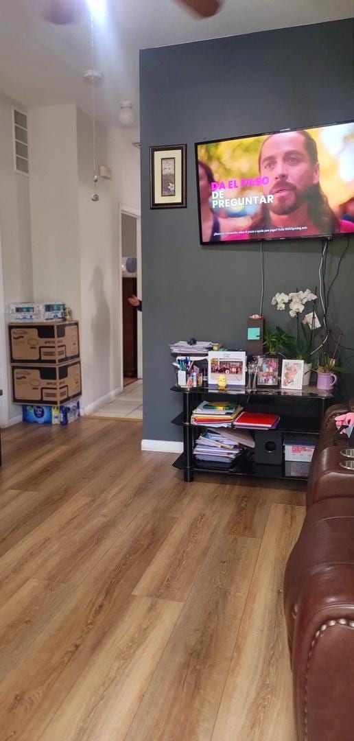 4751 S Hoyne Ave, Chicago, IL 60609 - living room featuring wood finished floors