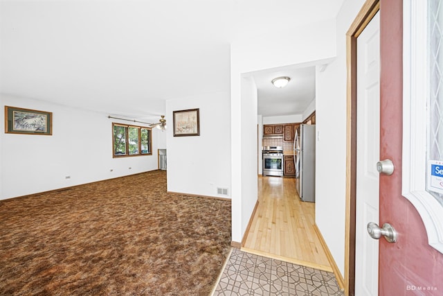 7043 W 73rd St, Nottingham Park, IL 60638 - hall featuring light colored carpet