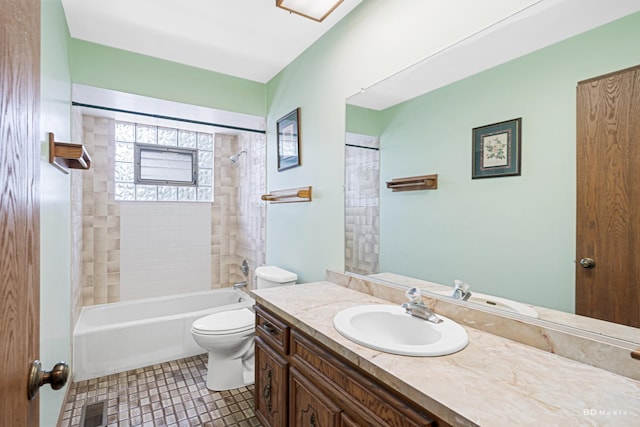 7043 W 73rd St, Nottingham Park, IL 60638 - bathroom with vanity and bathing tub / shower combination