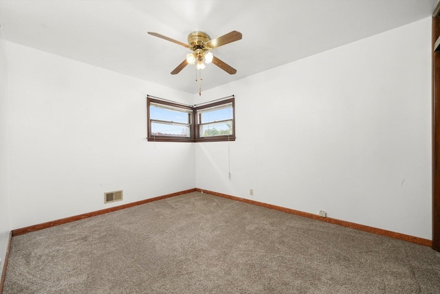 7830 S Kolmar Ave, Chicago, IL 60652 - unfurnished room with carpet flooring, baseboards, and a ceiling fan