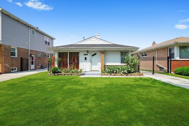 7830 S Kolmar Ave, Chicago, IL 60652 - view of front of house with brick siding and a gate
