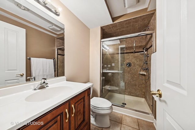 1051 Chadwick Ct, Aurora, IL 60502 - full bath with a shower stall, vanity, and tile patterned floors