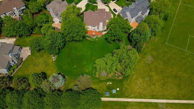 1051 Chadwick Ct, Aurora, IL 60502 - aerial view of property and surrounding area featuring nearby suburban area