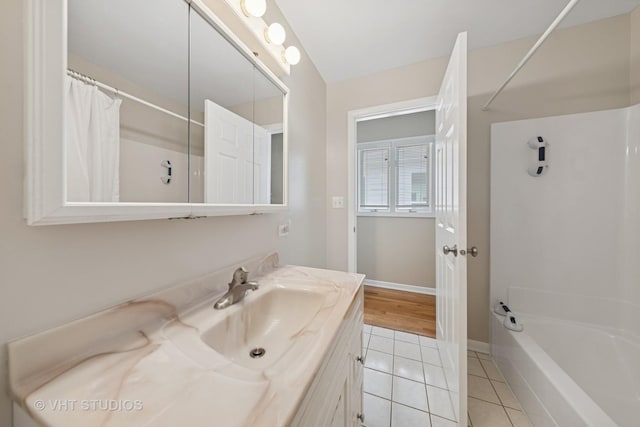 0S706 Madison St, Winfield, IL 60190 - bathroom featuring vanity and tile patterned floors