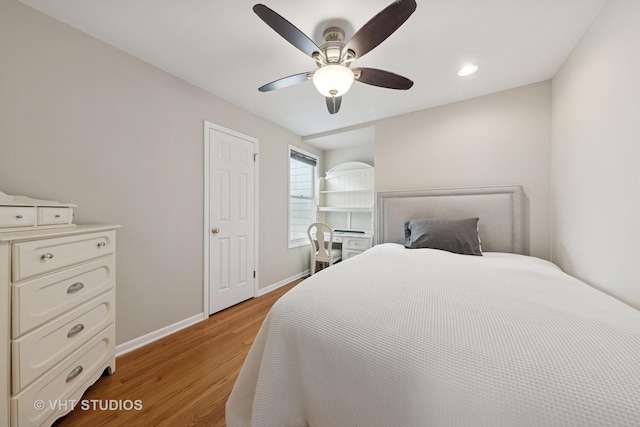 0S706 Madison St, Winfield, IL 60190 - bedroom with light wood finished floors and ceiling fan