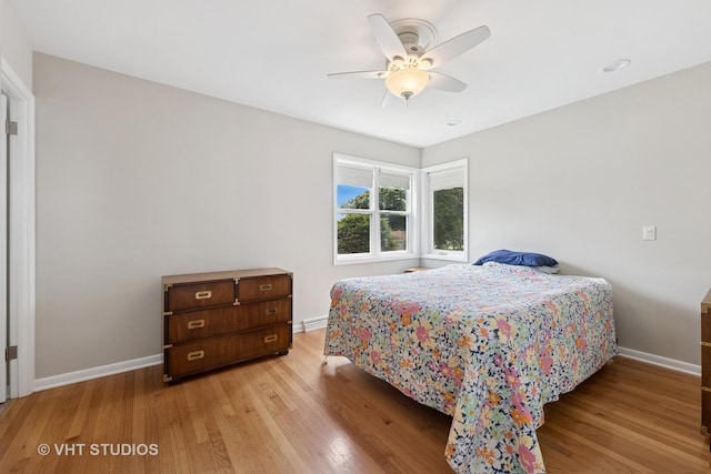 0S706 Madison St, Winfield, IL 60190 - bedroom featuring wood finished floors and ceiling fan