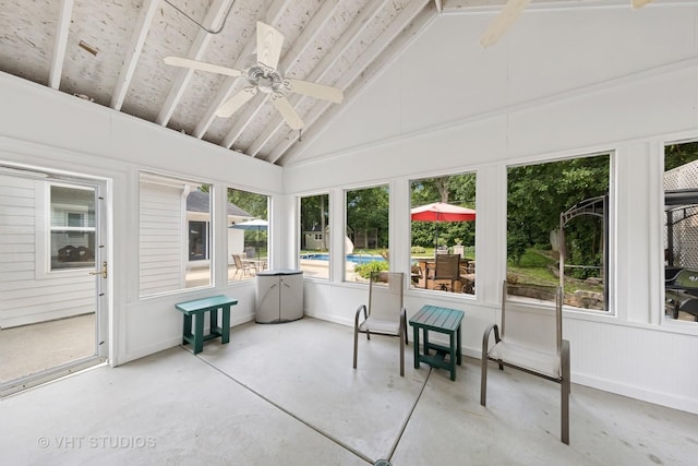0S706 Madison St, Winfield, IL 60190 - sunroom / solarium with a ceiling fan