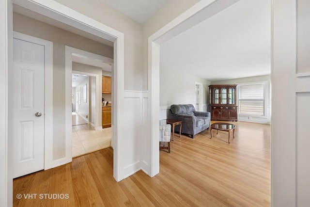 0S706 Madison St, Winfield, IL 60190 - corridor with light wood-style flooring