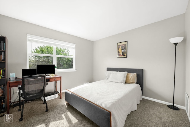 525 W Washington Ave Unit 6, Lake Bluff, IL 60044 - bedroom featuring carpet floors and an office area