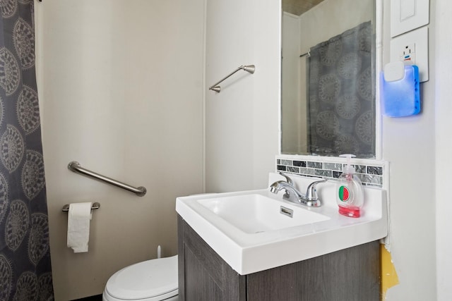 458 Douglas St, Joliet, IL 60435 - bathroom featuring vanity and toilet