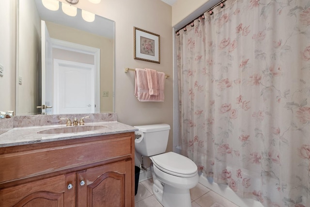 13738 Legend Trail Ln, Orland Park, IL 60462 - full bath featuring tile patterned floors, vanity, and toilet