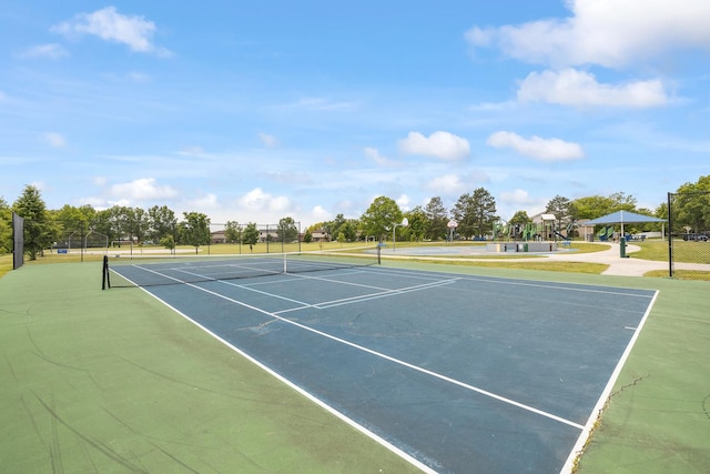 13738 Legend Trail Ln, Orland Park, IL 60462 - view of tennis court with community basketball court