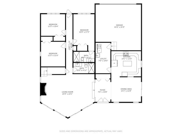 610 Mchenry Ave, Mchenry, IL 60050 - floor plan / room layout