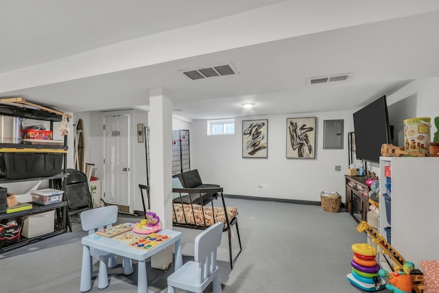 1313 W Cornelia Ave, Waukegan, IL 60085 - rec room with electric panel