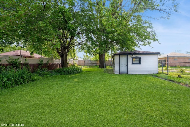 14841 Langley Ave, Dolton, IL 60419 - fenced backyard featuring a shed