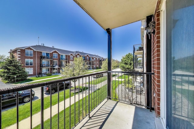 16671 Liberty Cir Unit 2N, Orland Park, IL 60467 - balcony featuring a residential view