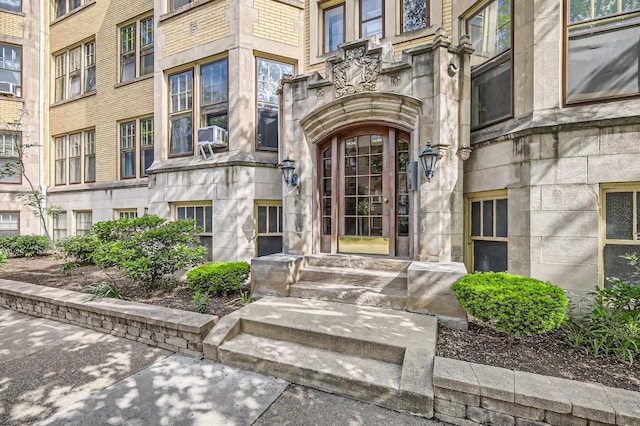 1038 Washington Blvd Unit 1, Oak Park, IL 60302 - doorway to property with stone siding