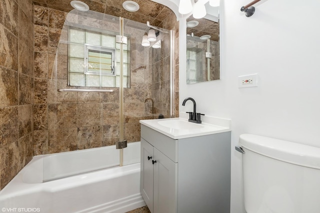 226 S Maple Ave Unit F, Oak Park, IL 60302 - bathroom featuring vanity and enclosed tub / shower combo