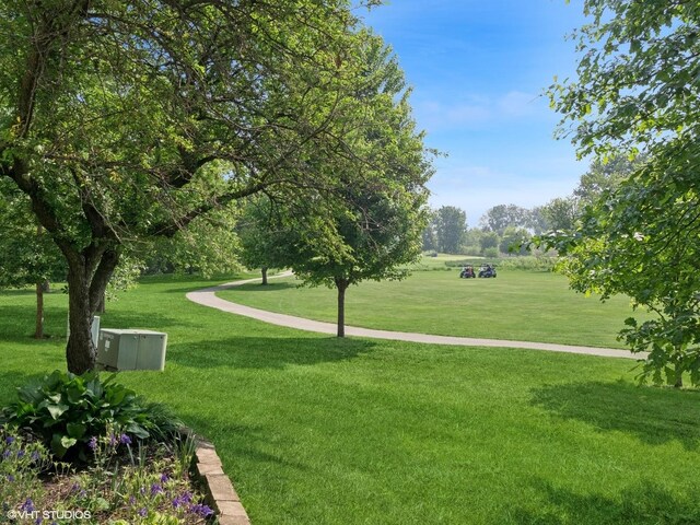 45 Tyler Ct Unit A, Streamwood, IL 60107 - surrounding community with a lawn