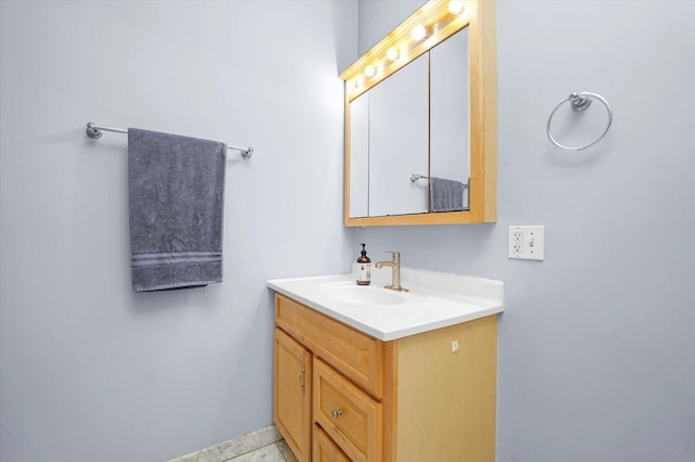 2744 W Haddon Ave Unit 2, Chicago, IL 60622 - bathroom featuring vanity and baseboards