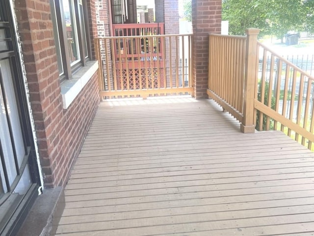 2627 E 74th Pl, Chicago, IL 60649 - view of wooden deck