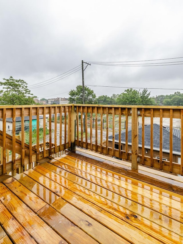 3651 W Grenshaw St, Chicago, IL 60624 - view of wooden deck