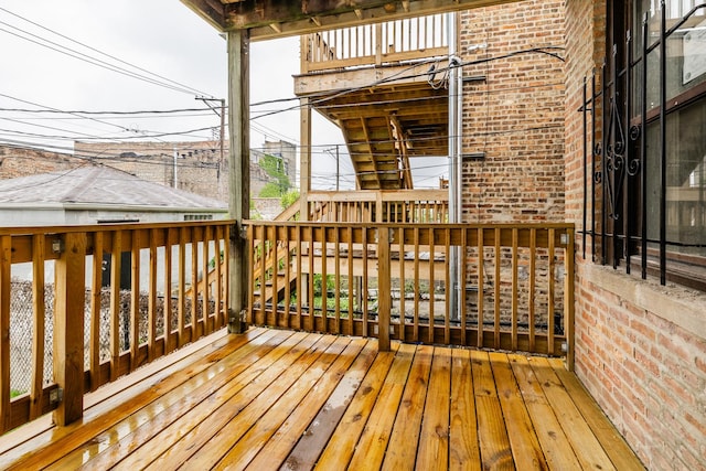 3651 W Grenshaw St, Chicago, IL 60624 - view of wooden deck
