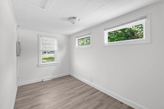 37714 N Nippersink Pl, Spring Grove, IL 60081 - spare room featuring light wood-style flooring and baseboards