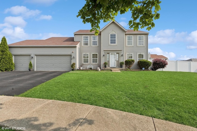 6416 Pasture Side Trl, Matteson, IL 60443 - colonial house with driveway and an attached garage