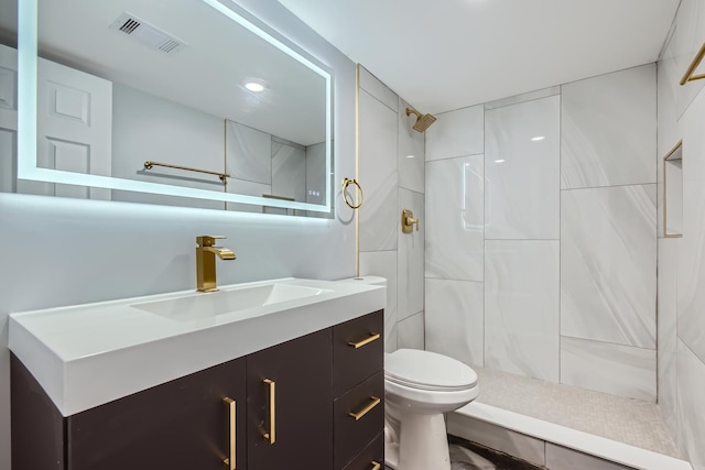 9556 S Winchester Ave, Chicago, IL 60643 - bathroom with vanity and tiled shower