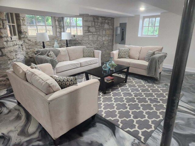 9556 S Winchester Ave, Chicago, IL 60643 - living room featuring electric panel