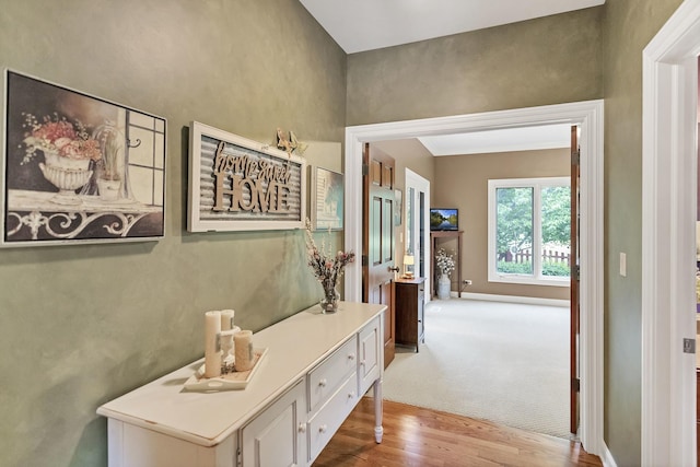 2559 Bird Ln, Batavia, IL 60510 - hall with wood finished floors and baseboards