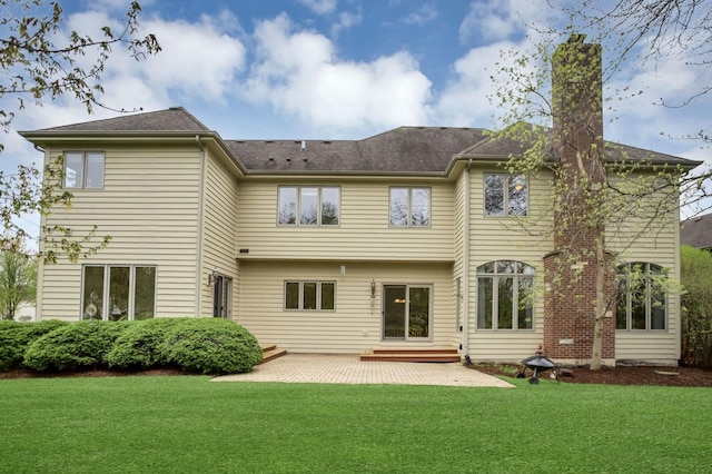 2559 Bird Ln, Batavia, IL 60510 - rear view of property with a patio area and a yard