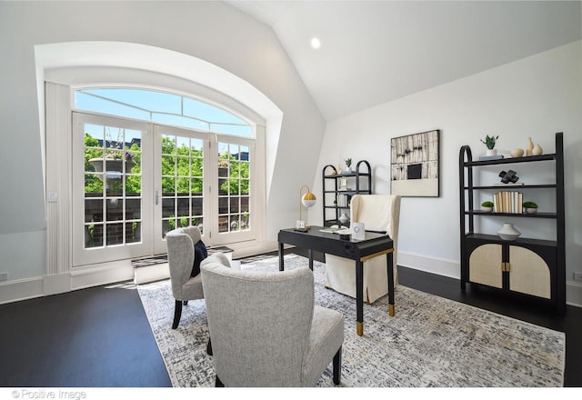 2015 N Howe St, Chicago, IL 60614 - office space featuring lofted ceiling, healthy amount of natural light, wood finished floors, recessed lighting, and baseboards