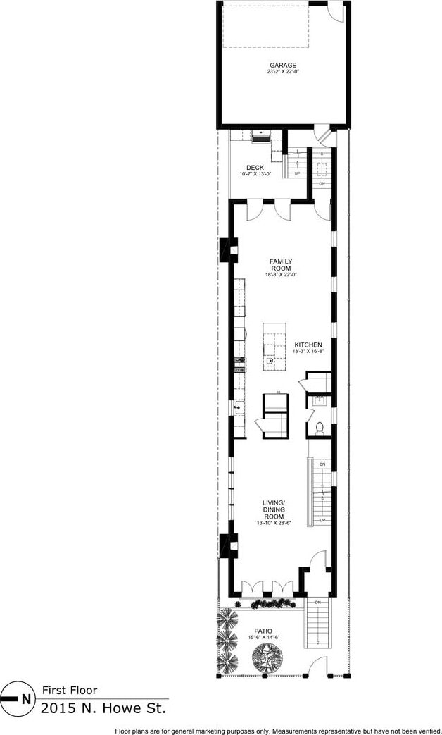 2015 N Howe St, Chicago, IL 60614 - room layout