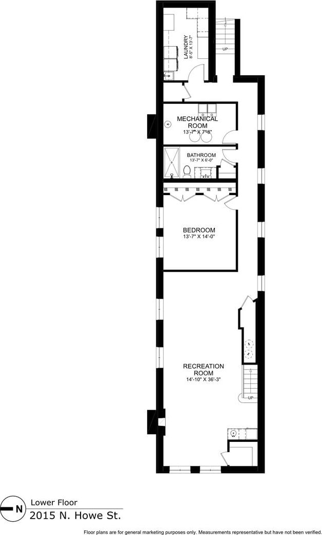 2015 N Howe St, Chicago, IL 60614 - home floor plan