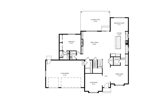 2874 Maria Ave, Northbrook, IL 60062 - floor plan / room layout