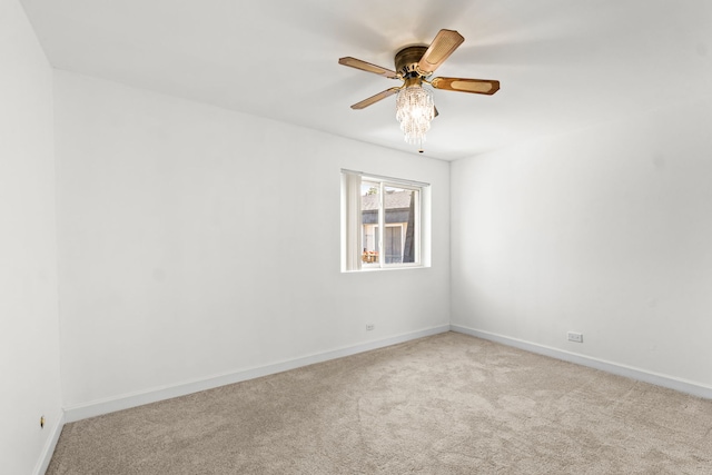 4829 W 109th St Unit 301, Oak Lawn, IL 60453 - carpeted spare room with ceiling fan and baseboards
