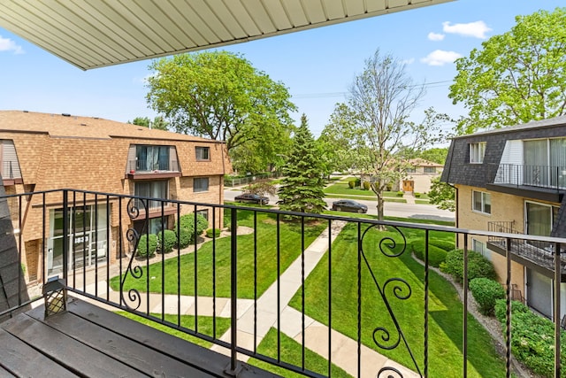 4829 W 109th St Unit 301, Oak Lawn, IL 60453 - balcony with a residential view