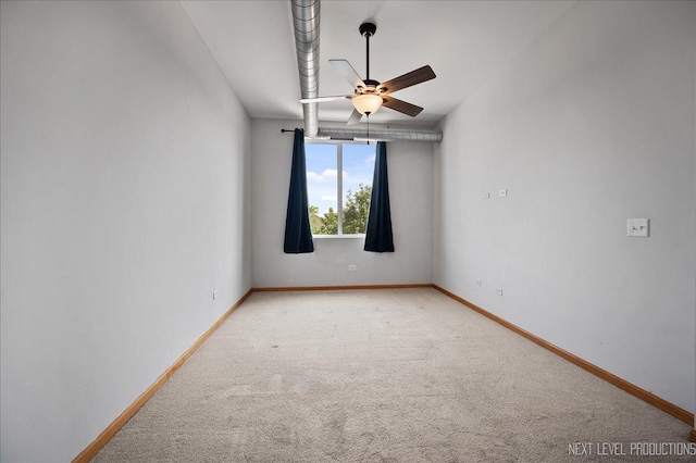 1673 Town Center St Unit 1673, Aurora, IL 60504 - carpeted empty room featuring a ceiling fan and baseboards