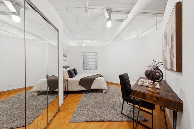 633 S Plymouth Ct Unit 607, Chicago, IL 60605 - bedroom featuring light wood-style flooring