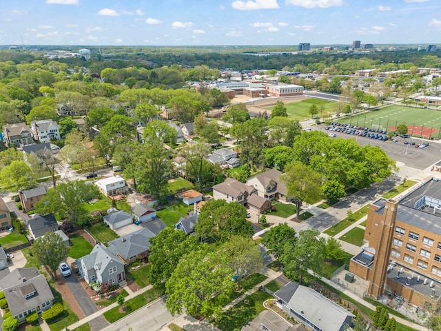 4520 Prince St, Downers Grove, IL 60515 - aerial view of property and surrounding area