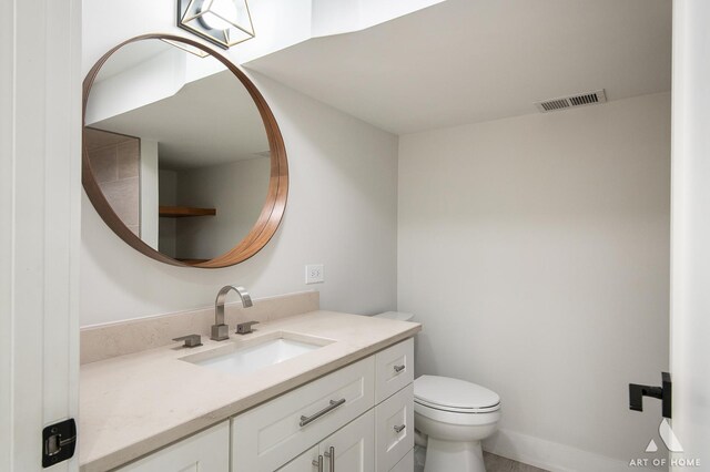6012 S Narragansett Ave, Chicago, IL 60638 - bathroom with vanity and toilet