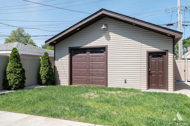 6012 S Narragansett Ave, Chicago, IL 60638 - view of detached garage