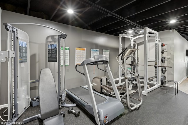 2758 Palm Springs Ln, Aurora, IL 60502 - view of exercise room