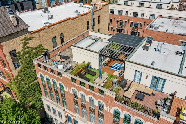 362 W Huron St Unit B, Chicago, IL 60654 - bird's eye view