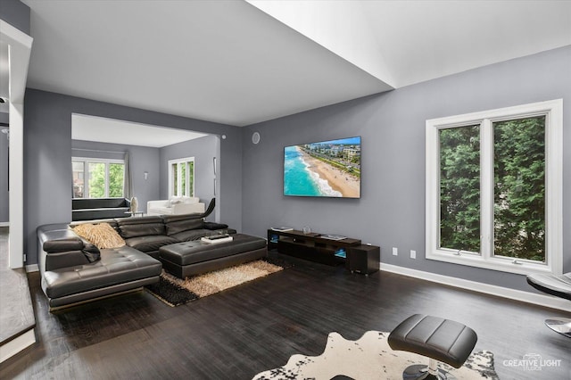 1033 Forest Trl, Sugar Grove, IL 60554 - living area with wood finished floors and baseboards